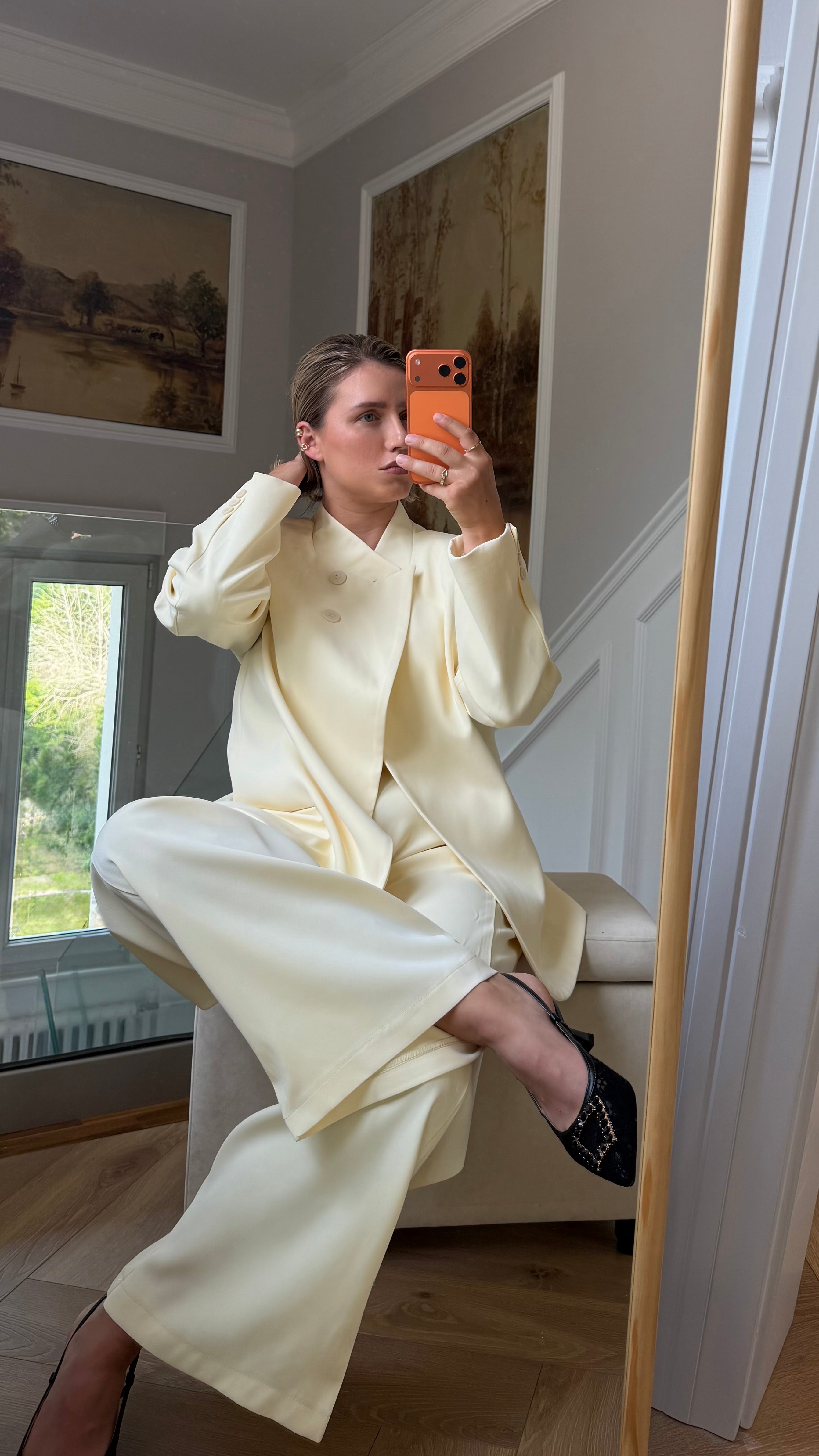 Ensemble oversize jaune beurre : Solea